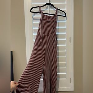 Stretchy striped jumpsuit